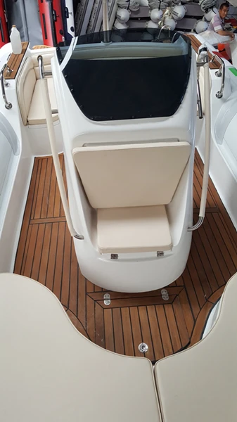 CE 6.8M Fiberglass rib boat V Deep Hull Inflatable Boat with Hard Bottom