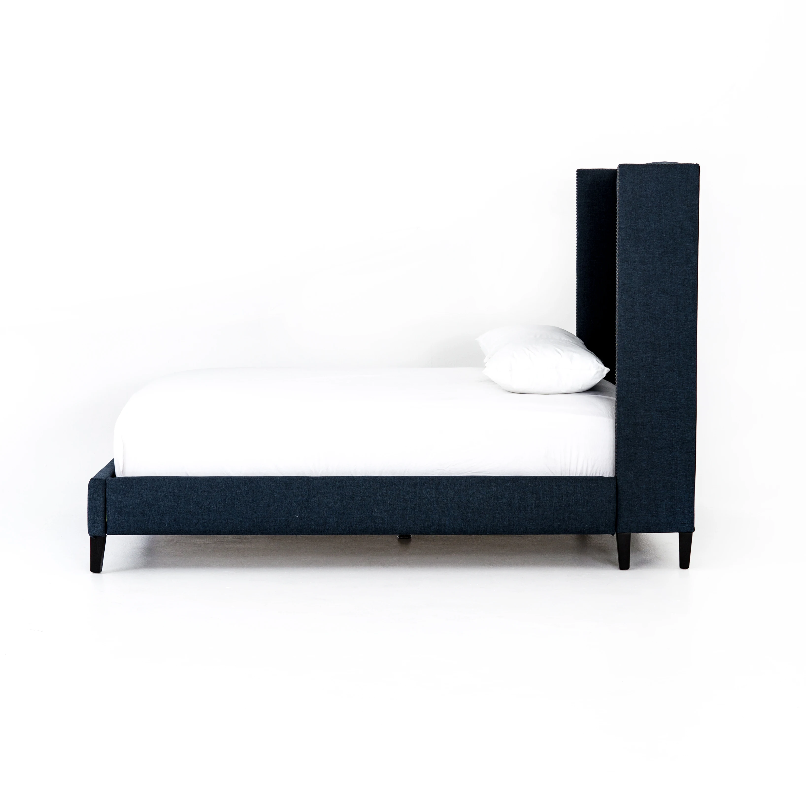 Модная тканевая кровать, европейская мебель для дома, Современная тканевая мягкая кровать