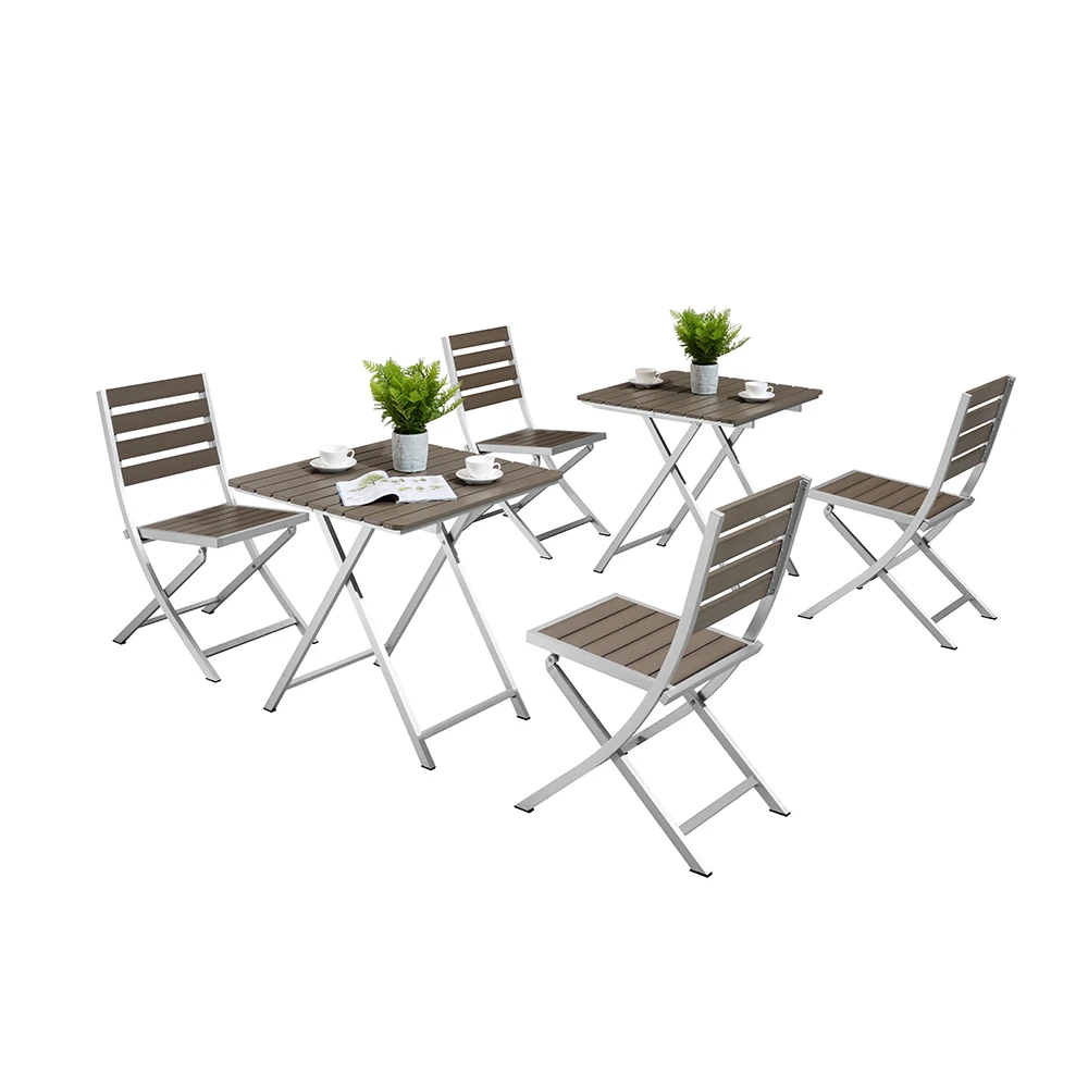 Lightweight  Beach  Outdoor  Used Aluminum Folding Table Chairs Set