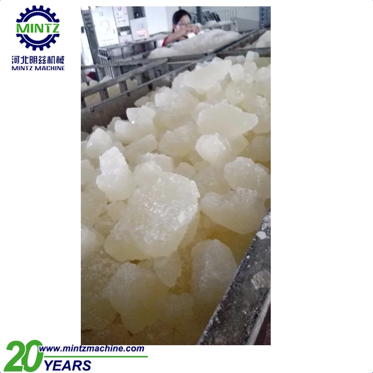 
white sugar or sysup crystallized rock sugar machinery with high yield ratio 