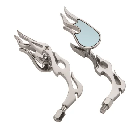 Профессиональные мотоциклетные детали Универсальный алюминиевый мотоциклетный бок Вид сзади Зеркало для мотоциклов