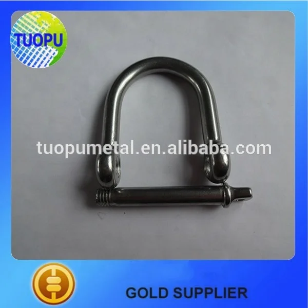 Hot sale Stainless steel  AISI 316 304 JIS D shackle Japan type DEE shackle
