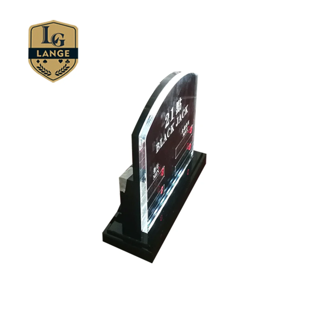 Casino Accessories 7 Color Led Electronic Baccarat Digital Limit Sign with Custom