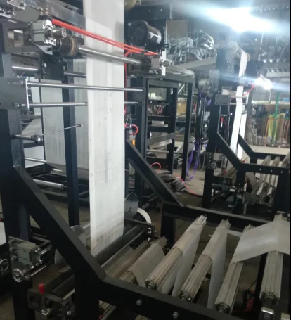 Automatic Non Woven D-cut and T-shirt bag making machine