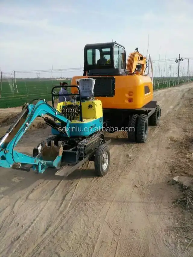XINIU mini excavator XN08, small farm tractor, 0.8t mini excavator for sale