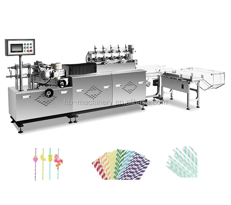 high speed 50-60m/min 3 Layer Colourful Paper Straw Making Machine Manufacturing