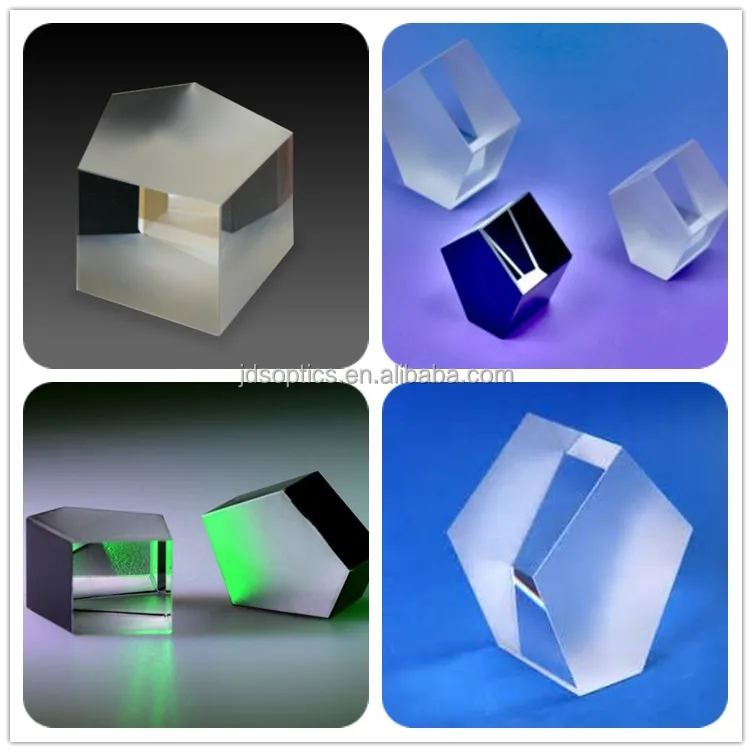 JDS Optical glass half penta prism with reflective coating , BK7/K9 AR coating penta prism