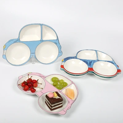 Economic and Reusable Factory Direct Sale Plastic Kids Cute Plate With Cartoon Shape Cheapest Price For Home Use