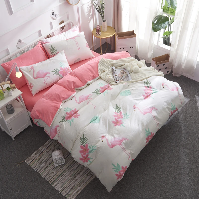 
Soft Warm cheap cartoon cute print polyester kids baby bedding sets bed set quilt covers 