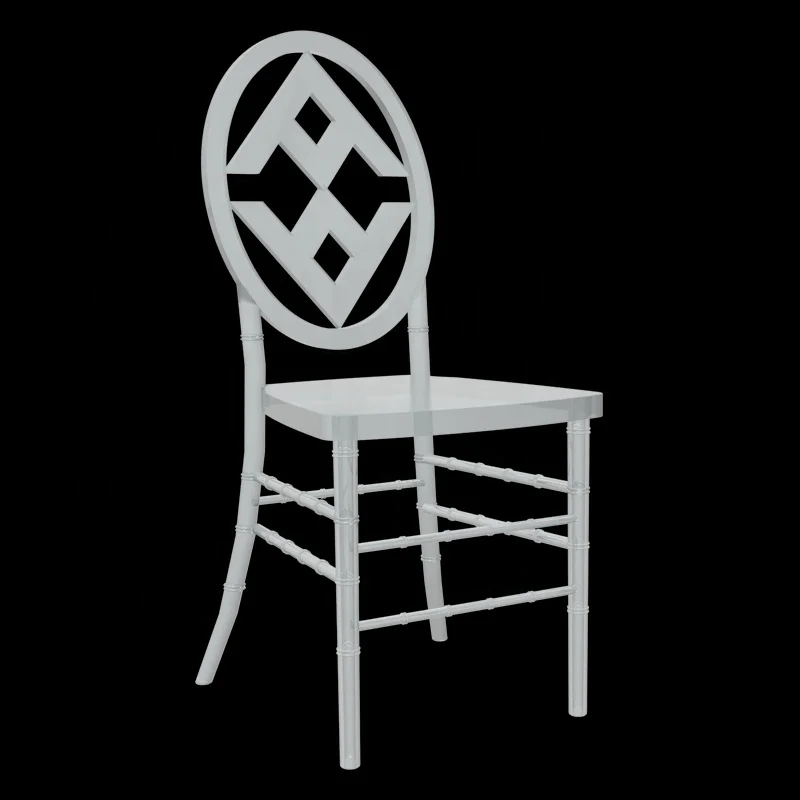 Strong and durable event furniture wedding plastic dining chair design for restaurant