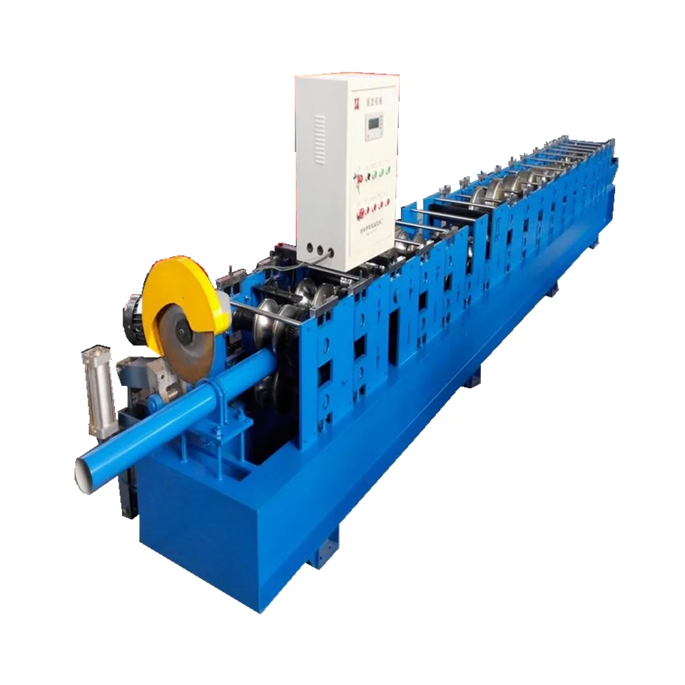 roof rain steel iron downpipe roll forming machine downspout