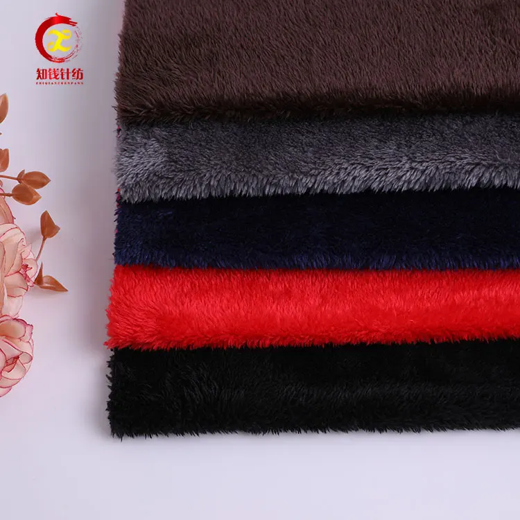 Factory price beautiful color soft sherpa fleece fabric for blanket