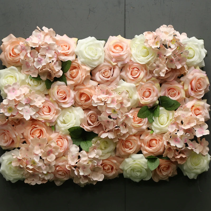 
artificial decorative marigold flower garland wholesale flower wall panels wedding decoration flower wall party 