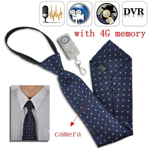 
Neckties 1080p Hidden 16GB spy tie Camera Mini Camcorder audio video recorder mini hidden camera with remote control DVR 