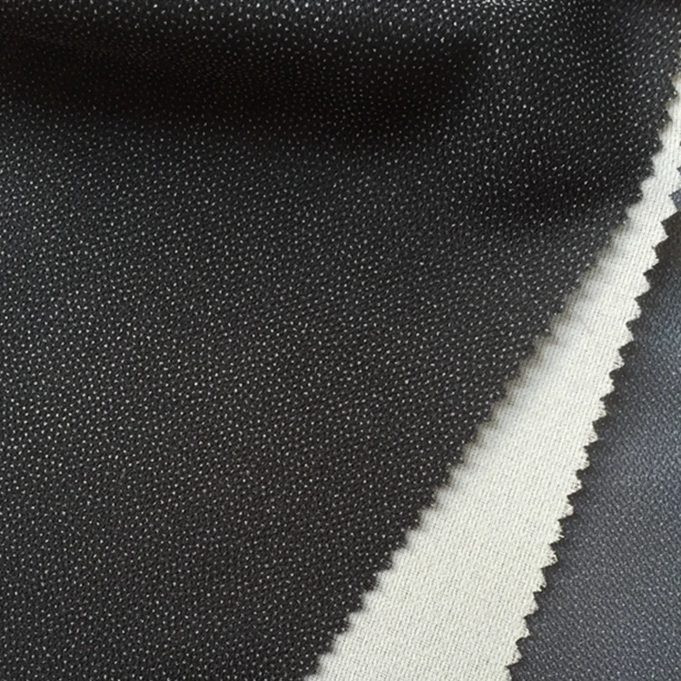 
OEKO-Tex Polyester Collar woven collar interlining Woven Interlining Fabric coat fusing interlining 