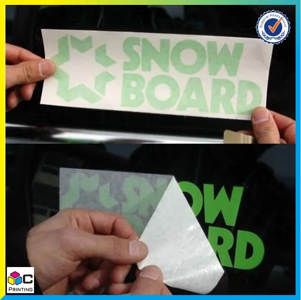 Fashion funny cheap custom die cut vinyl  car windshield sticker