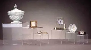 Acrylic Standing Plate Holder Clear Acrylic Giant and Deep Bowl Stand