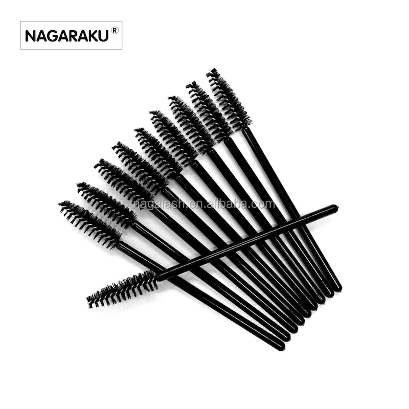 
NAGARAKU Wholesale 50pcs/set Mascara Eyelash Make Up Brush Disposable Mascara Wand Mascara wand brushes 