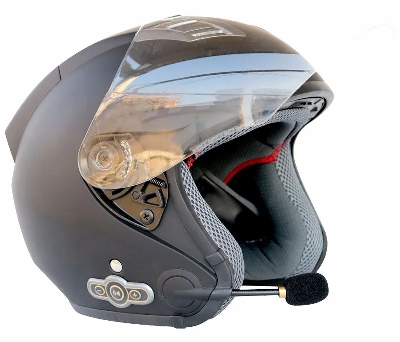
Low price DOT certification Half Face Motorcycle Helmets with bluetooth 
