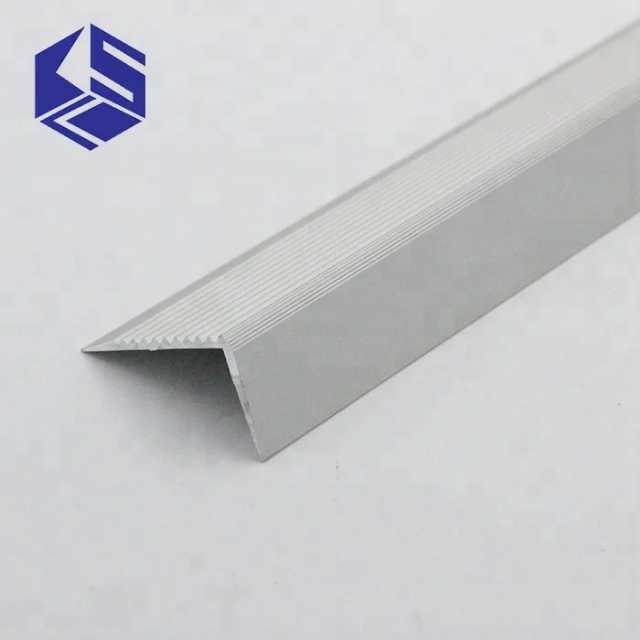 Top level 16mm light silver aluminum wall corner tile trim
