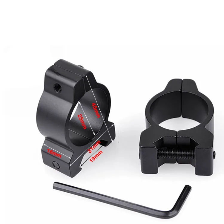 Jialitte J081 Outdoor Camping Hunting tool Gun accessories Optical Sight Bracket Metal Dovetail Rifle Scope Mount 25.4mm Ring