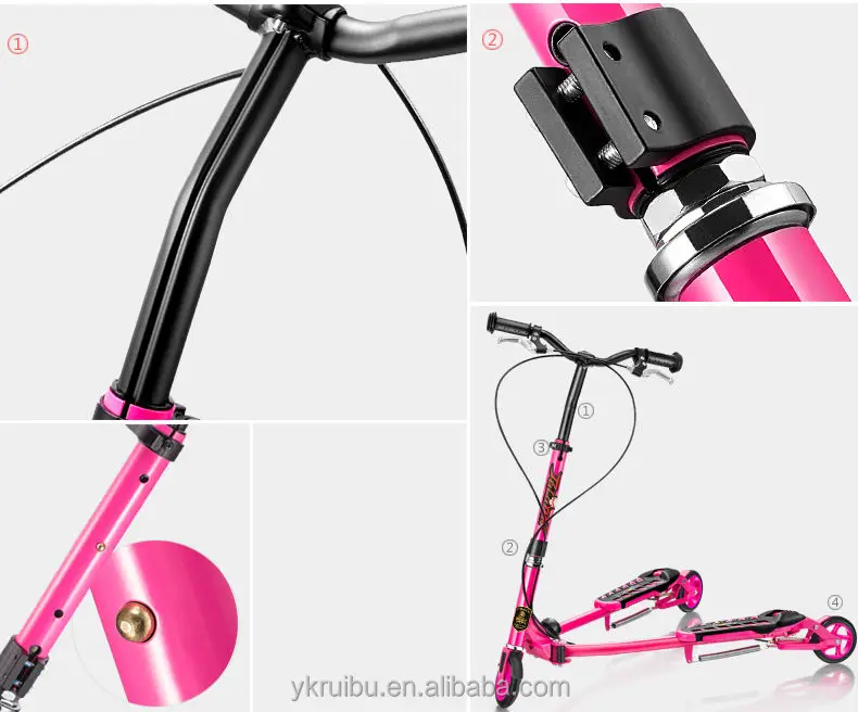 2018 Freestyle Fashion Racing Off Road Kick 21st Kids Scooters For Sale