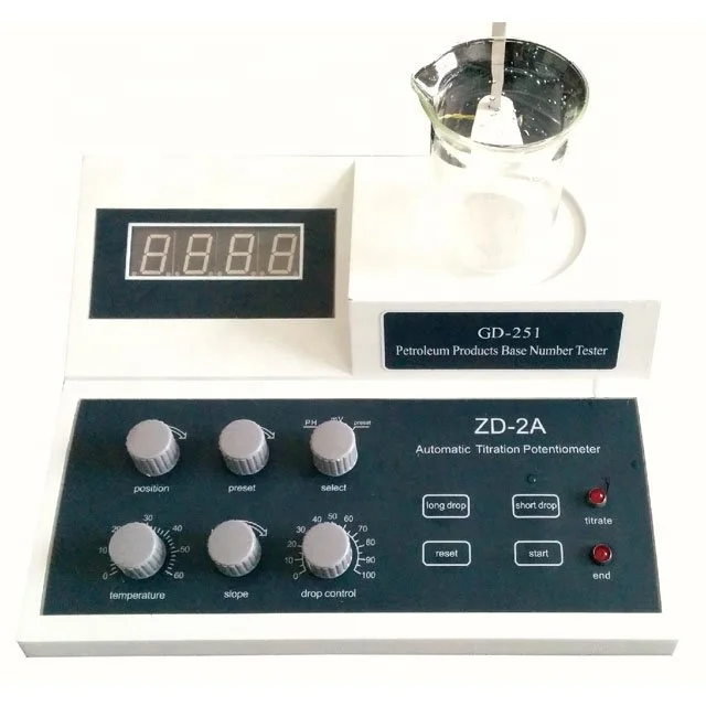 Potentiometric Titrator Method Petroleum Total Base Number Analyzer Alkali TBN Tester