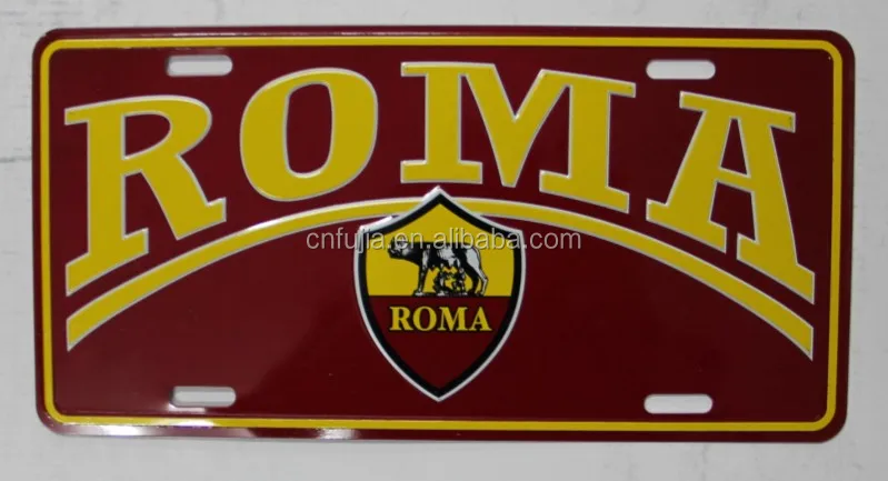 Decorative metal nameplate,engraving name plate aluminum sign car license plate