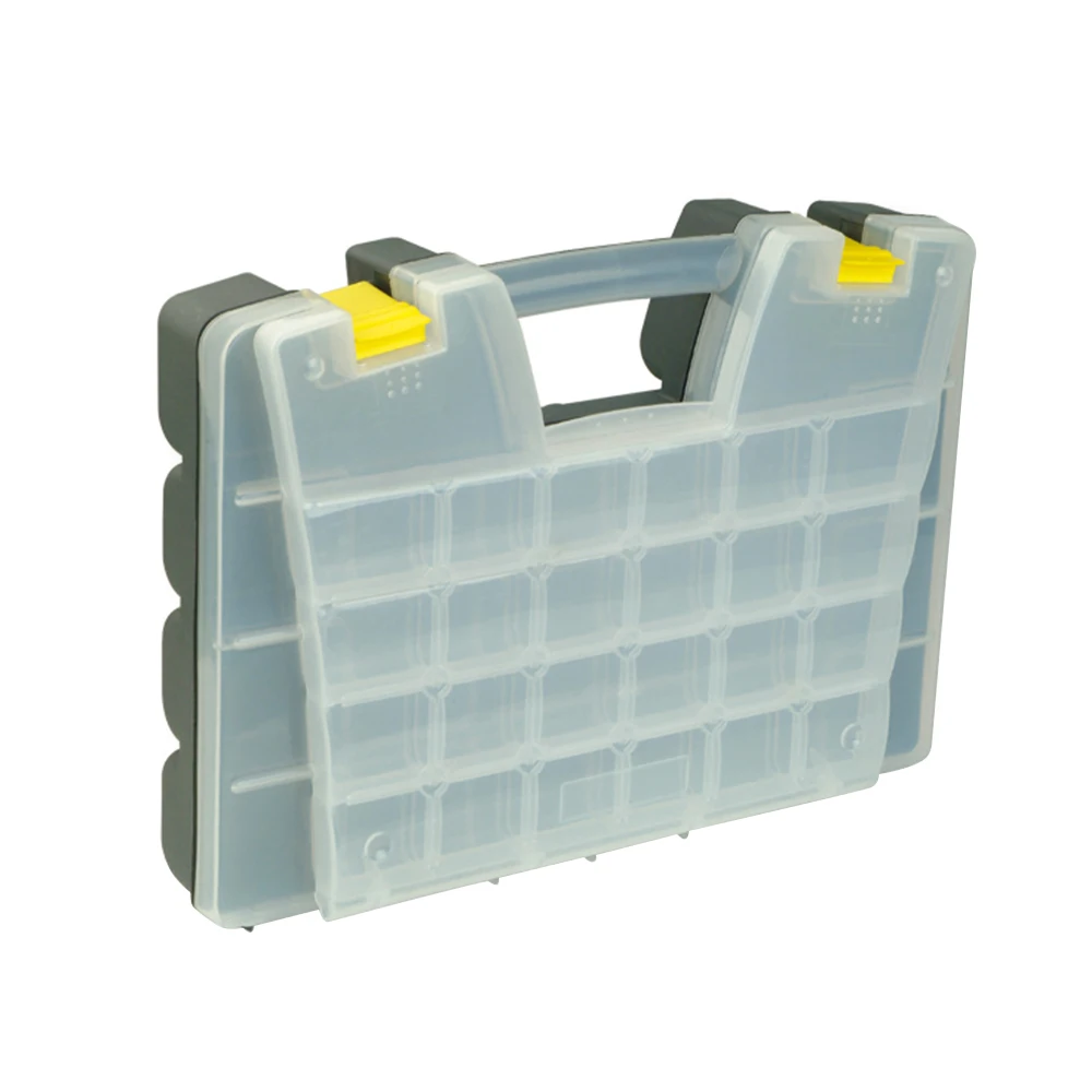 Suppliers Plastic Handle Tool Box Dividable Into 20 Compartments