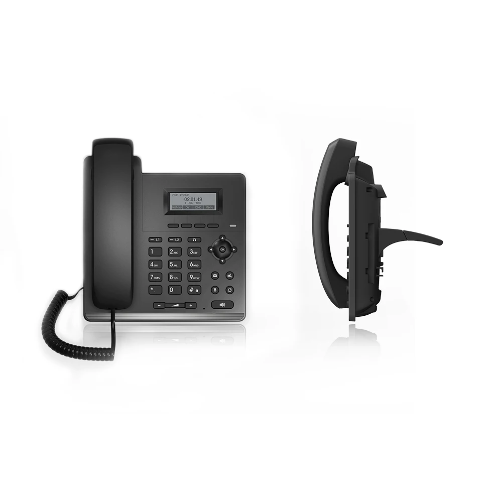  Лидер продаж! VOIP-телефон POE 2 SIP IP-телефонные звонки Sip-учетная запись VoIP-телефонный