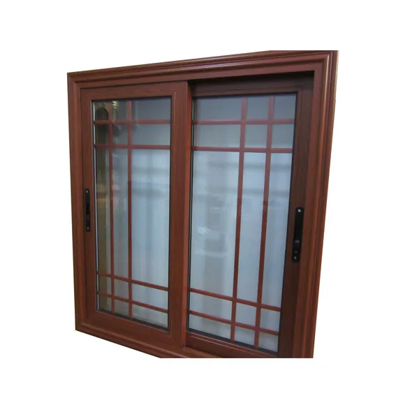Modern house window design wooden color new products 2018 innovative product sliding window grill design