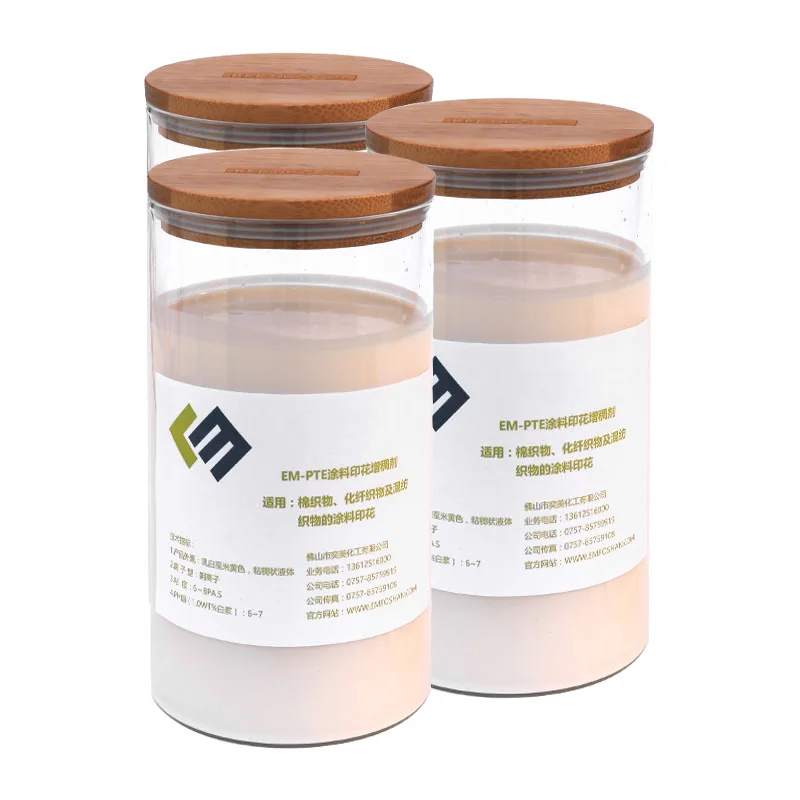 
Water based acrylic thickener for emulsion pigment paint EM-PTE 