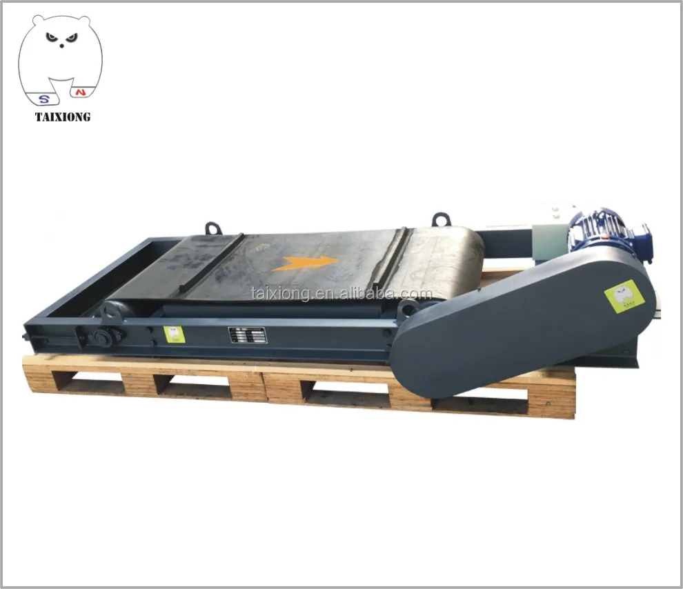 Belt Width 800mm Self Cleaning Conveyor Belt Magnetic Separator For Iron Sorting