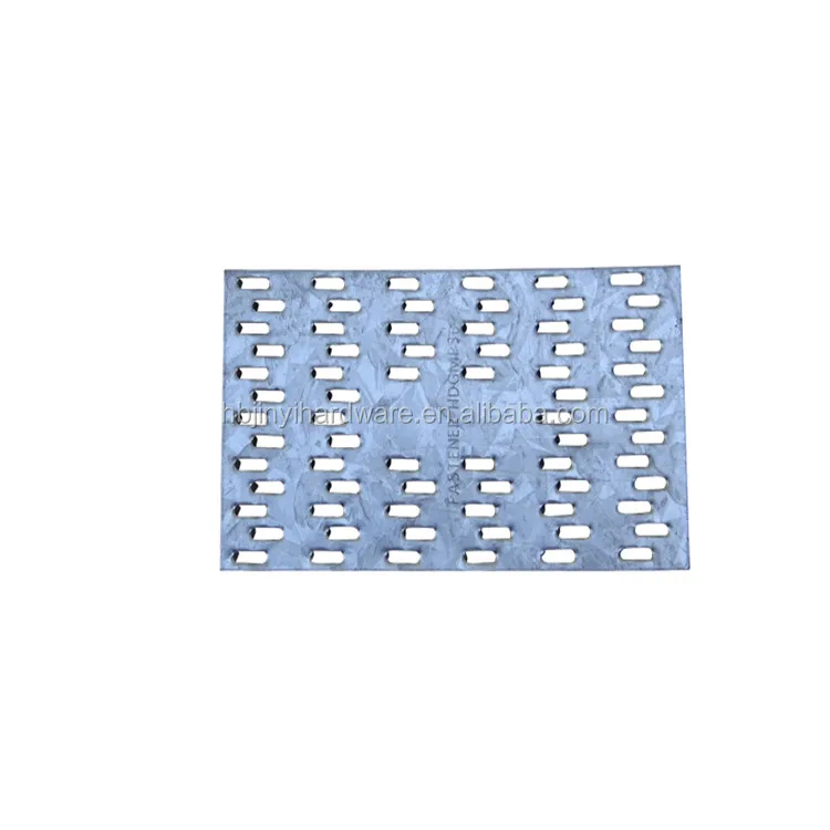 Gang truss nail plate with single nail for timber connector