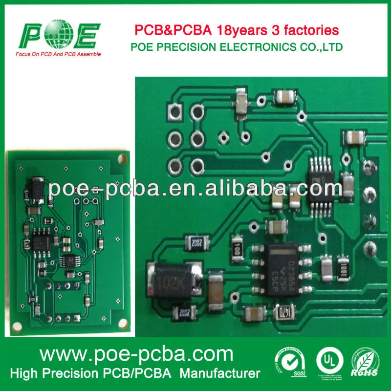 2 слой детектор pcb печатных плат сборки