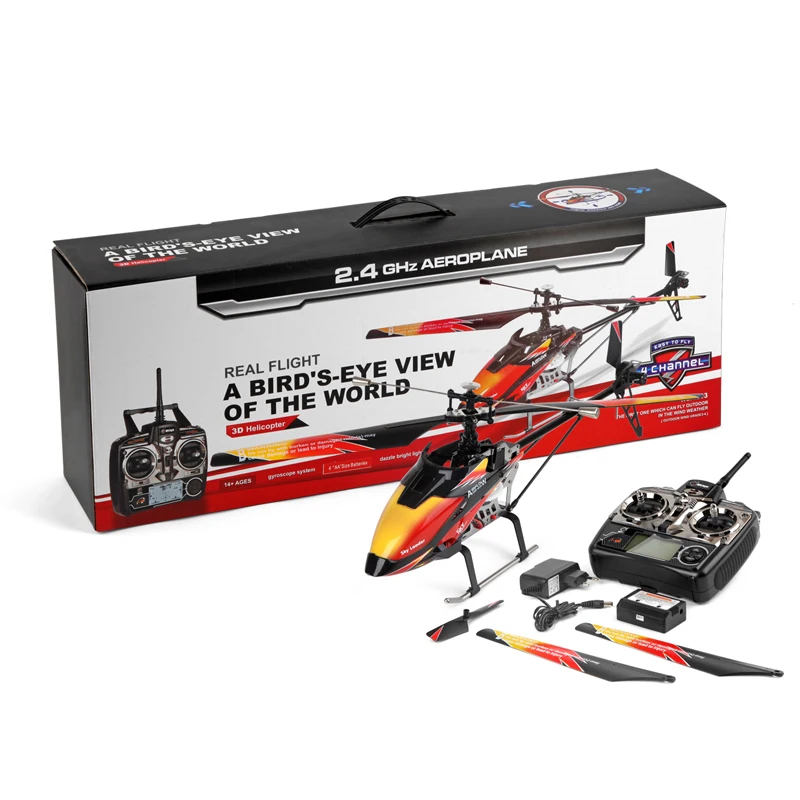  WL игрушки V913 2 4G 4ch большой одиночный бесщеточный мотор вертолет с MEMS гироскопом