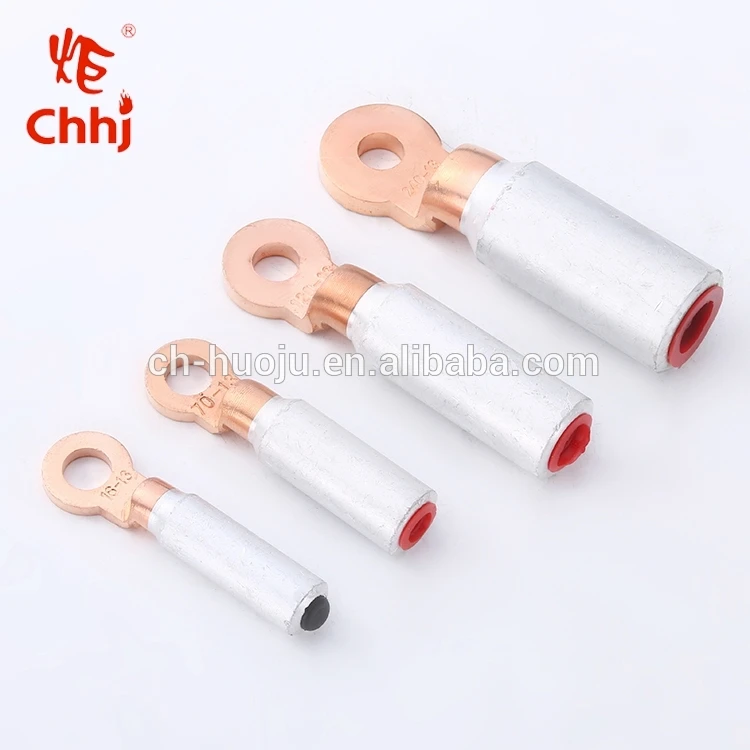 One or Double Holes Copper  Aluminum  Bi-Metal Compression Types Terminal Cable  Lug