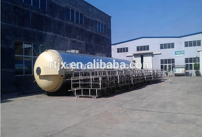 Horizontal High Pressure Steam Sterilizer For Mushroom Retort