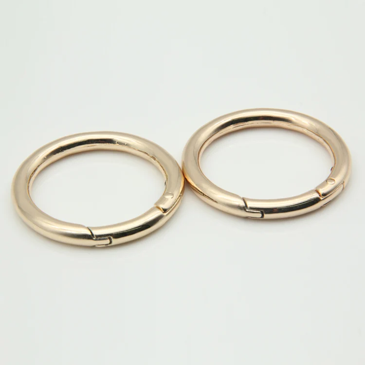 Hot Sale Light Gold Color Heavy Duty Metal Flat Light Gate O Ring