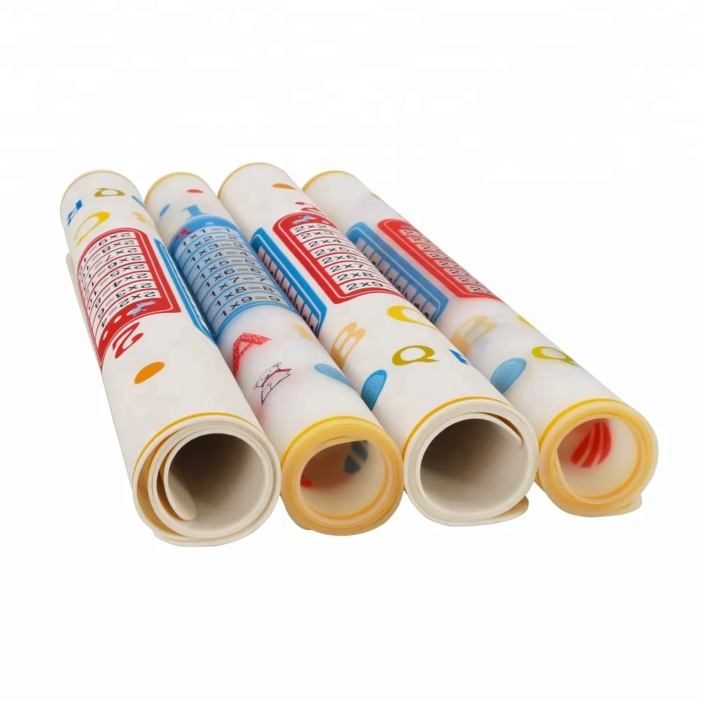 Fashion Heat Resistant Waterproof Silicone Kid Learning Placemat Custom Ironing Placemat