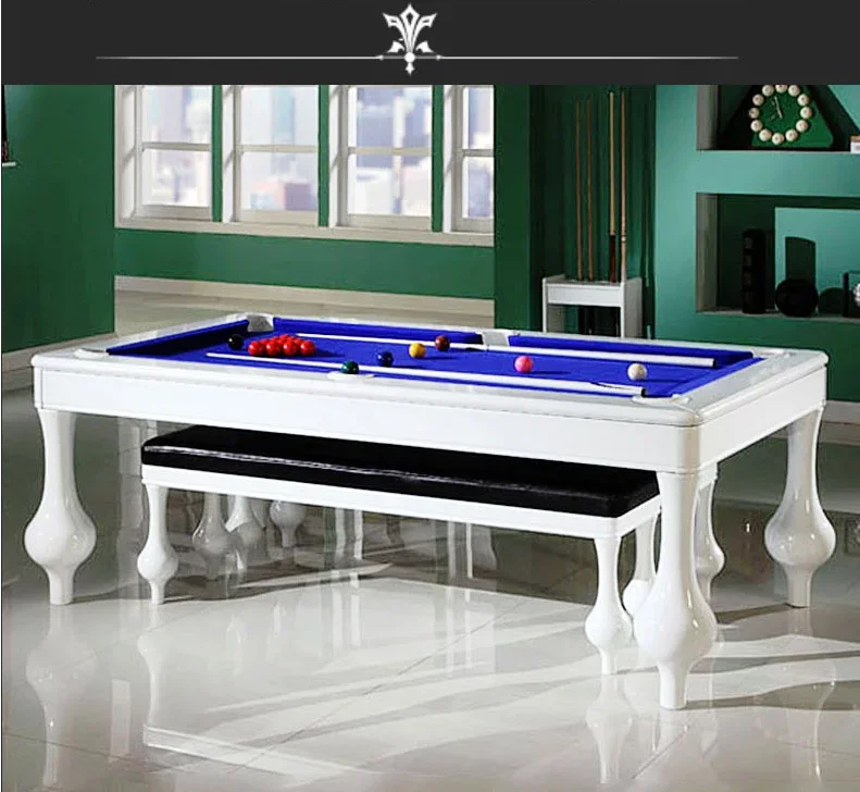 Tengbo multifunctional 9 ft 8 ft 7 ft dinner pool tables for home use