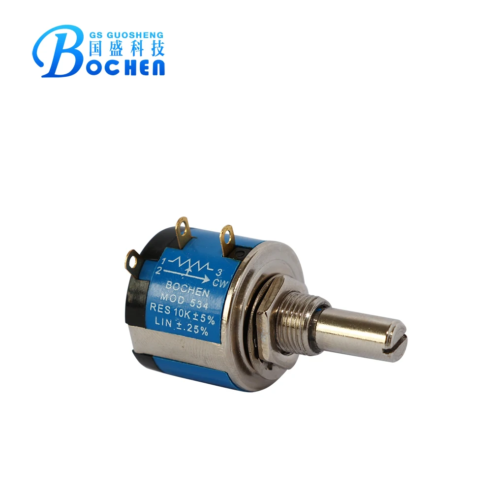 RoHS BOCHEN 534 single-turn precision multiturn potentiometer with cover
