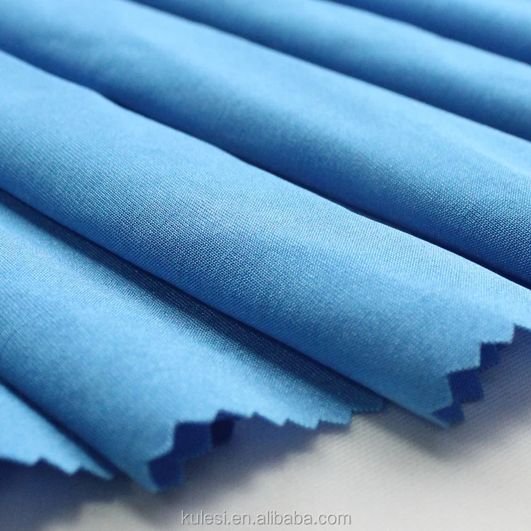 
Cheap 75D DTY 170GSM knitted polyester spandex single jersey fabric for garment material and lining 