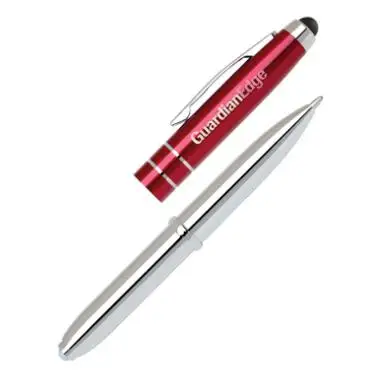 Pen with flashlight promotional custom cheap UV light pen