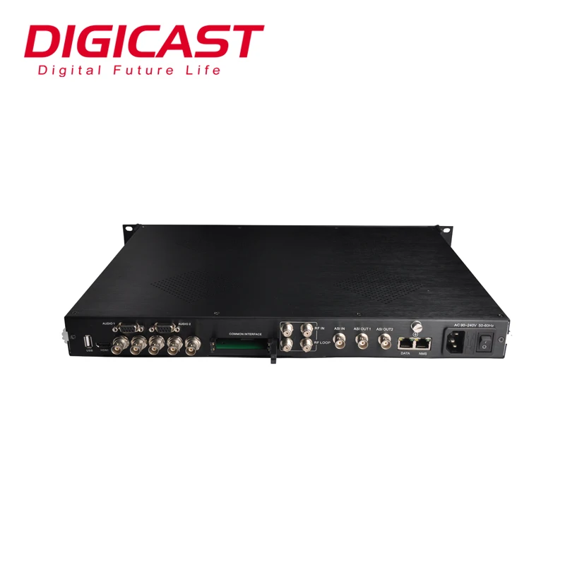 Integrated receiver decoder dvb-s2 streaming IRD with SDI out digital tv broadcasting equipment