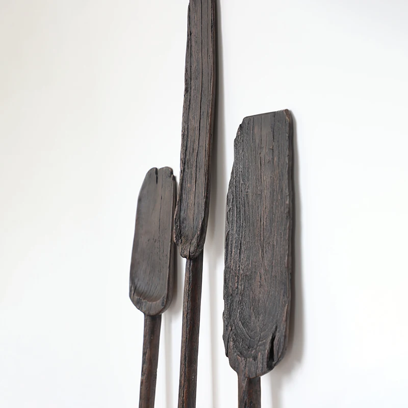 Professional Design Team Simulate Wooden Wall Hanging Antique Retro Resin Paddle Oar Shape Craft