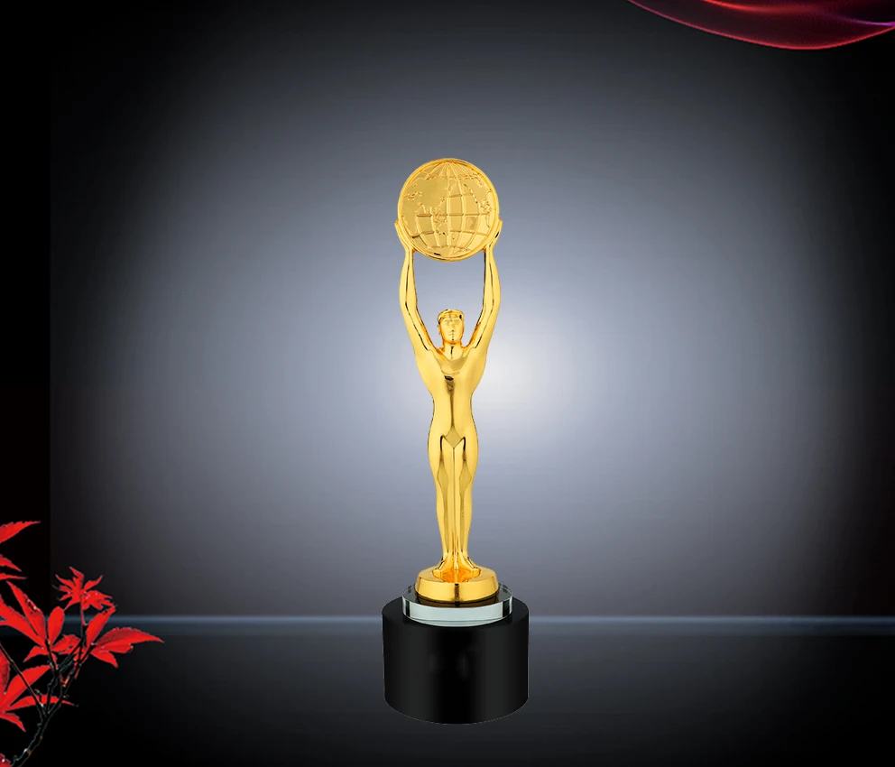 Xinfeng custom metal made might flying award eagle trophy best eagle trophy OEM