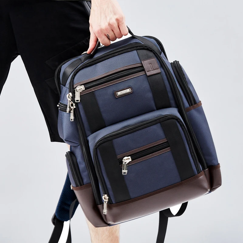 New Design Durable Versatile Simple Travel Waterproof Multi Functional Notebook Backpack for Men in High School