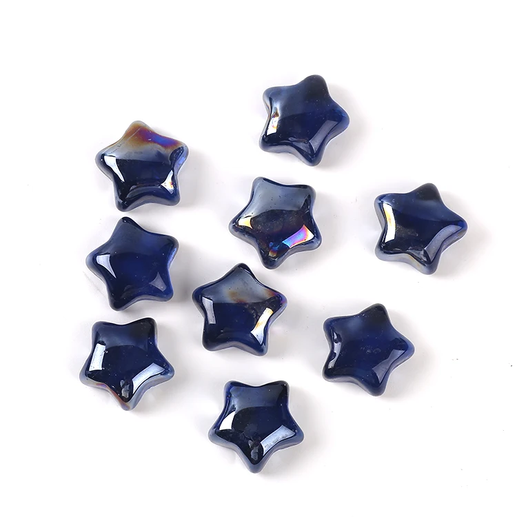 500g Wholesale New Colorful Shiny Glass Beads For Decoration