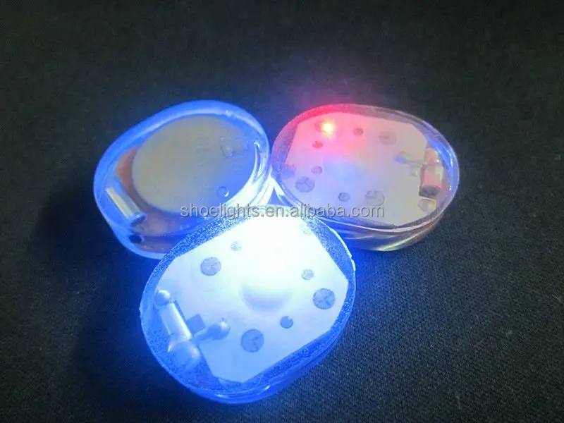 factory price shoe parts colorful waterproof flashing led shoe box light